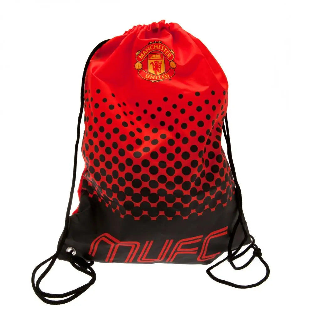 Manchester United FC Fade Gym Bag Zhivago Gifts