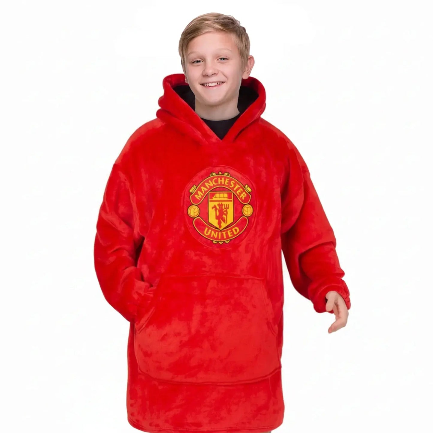 Manchester United Kids Oversized Hoodie Blanket Zhivago Gifts