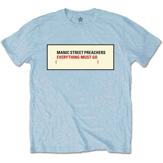 Manic Street Preachers T-Shirt Everything Must Go Ireland Vinyl