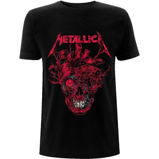 Metallica Shirt Heart Skull - Ireland Vinyl