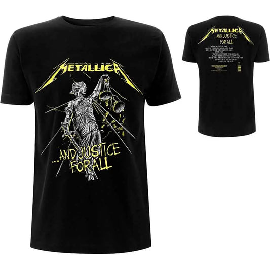 Metallica T-Shirt And Justice For All Tracks (Back Print) Ireland Vinyl