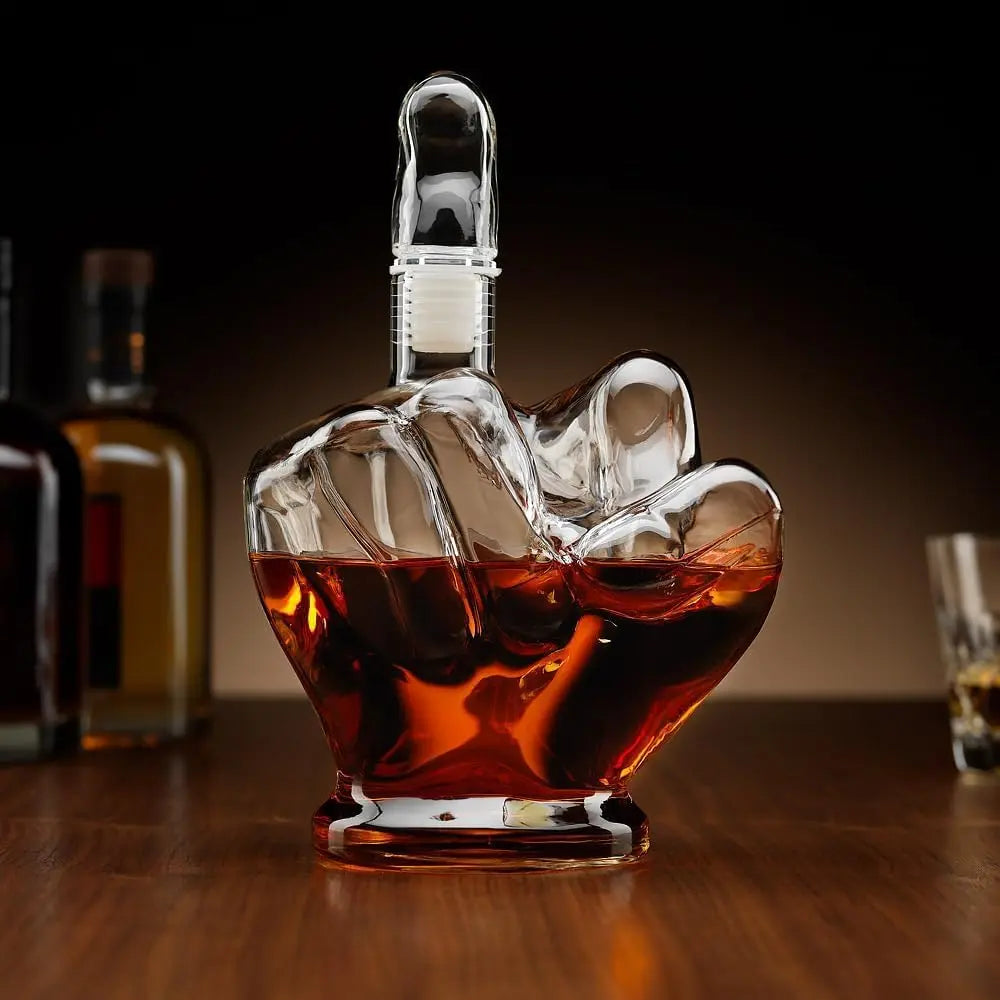 Middle Finger Decanter Zhivago Gifts
