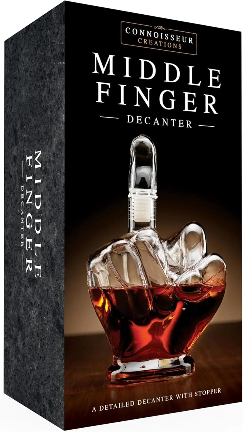 Middle Finger Decanter Zhivago Gifts