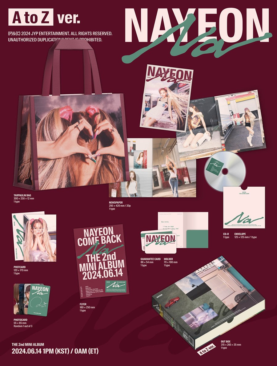 NAYEON (TWICE) - NA - (Limited Edition A to Z ver.)