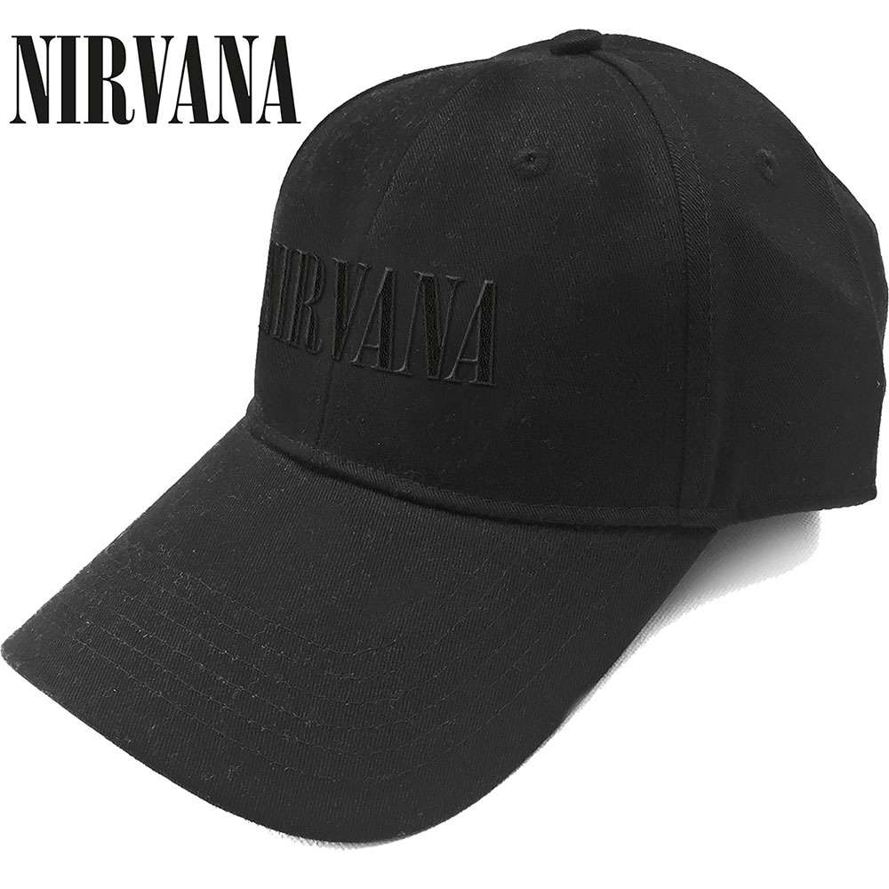 Nirvana Unisex Baseball Cap: Text Logo - Zhivago Gifts