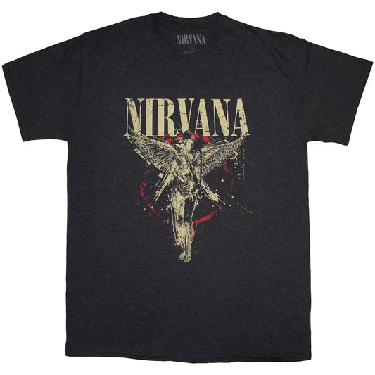 Nirvana Grey Shirt In Utero Ireland Vinyl