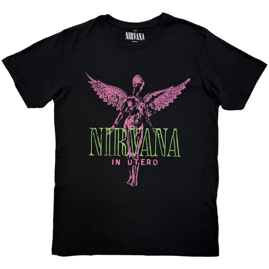 Nirvana Premium Carbon T-Shirt: In Utero Purple Angel Zhivago Gifts