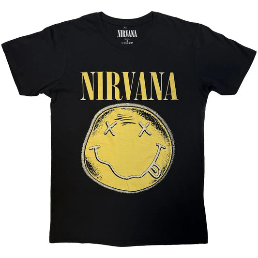 Nirvana Premium Carbon T-Shirt Happy Face Zhivago Gifts