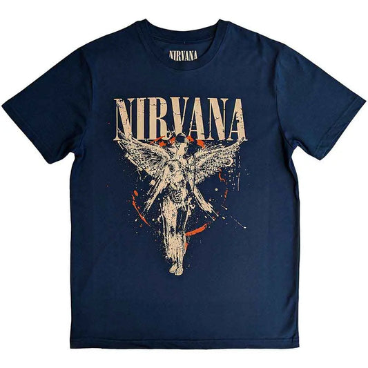Nirvana T-Shirt In Utero (Dark Blue) Ireland Vinyl