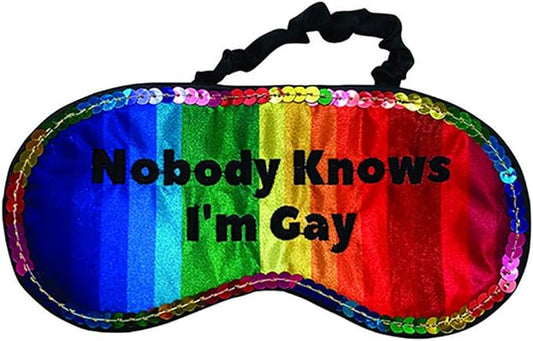 Nobody Knows I’m Gay Sleeping Eyemask - Zhivago Gifts