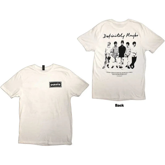 Oasis Shirt Definitely Maybe Back Print - Ireland Vinyl