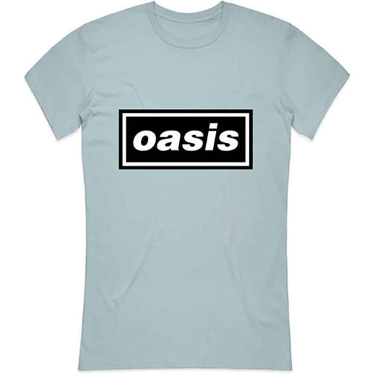 Oasis Ladies T-Shirt Decca Logo - Zhivago Gifts