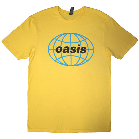 Oasis Shirt 1998 World Tour - South America (Yellow) Ireland Vinyl