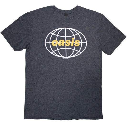 Oasis Shirt 1998 World Tour (Navy Blue) - Ireland Vinyl