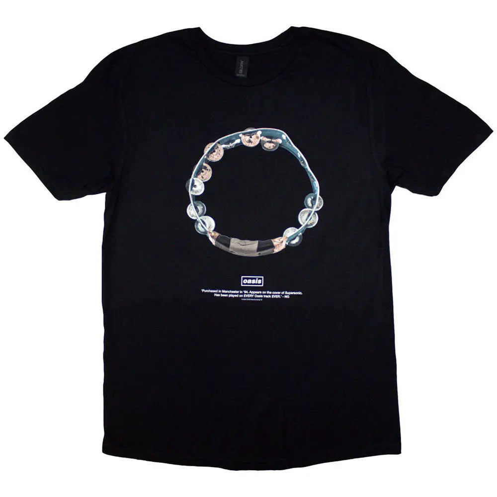 Oasis Shirt Definitely Maybe Tambourine - Ireland Vinyl