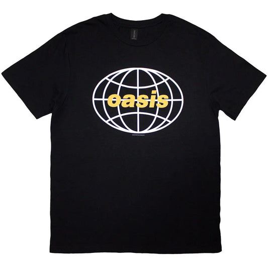 Oasis Shirt Globe Logo - Ireland Vinyl