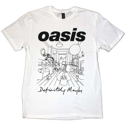 Oasis White Shirt Definitely Maybe Line Drawing Ireland Vinyl