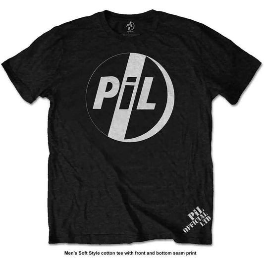 PIL (Public Image Ltd) Shirt: White Logo Ireland Vinyl