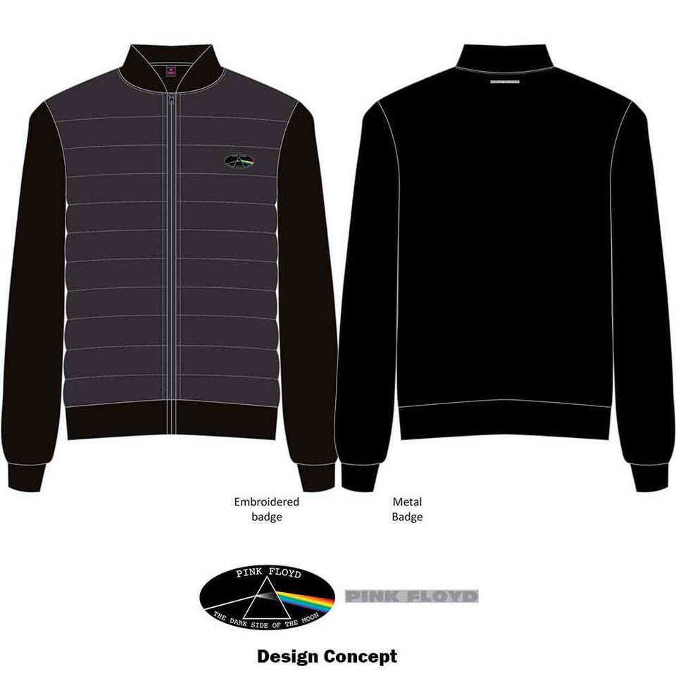 Pink Floyd Quilted Jacket - Dark Side of the Moon Shirts