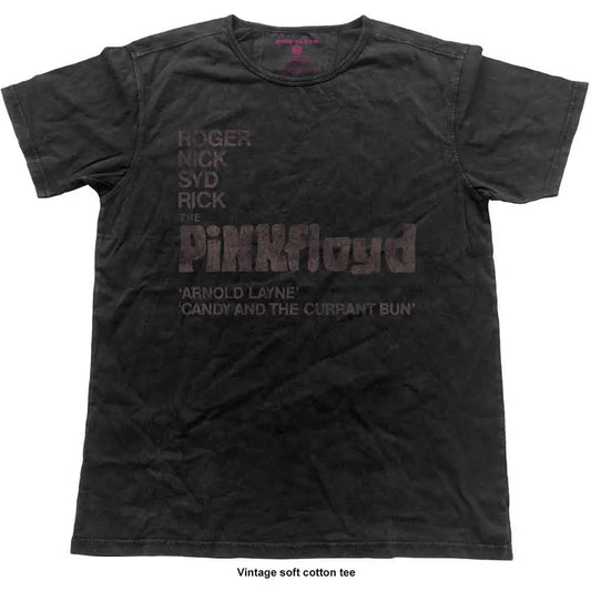 Pink Floyd Vintage T-Shirt Arnold Layne Demo Ireland Vinyl