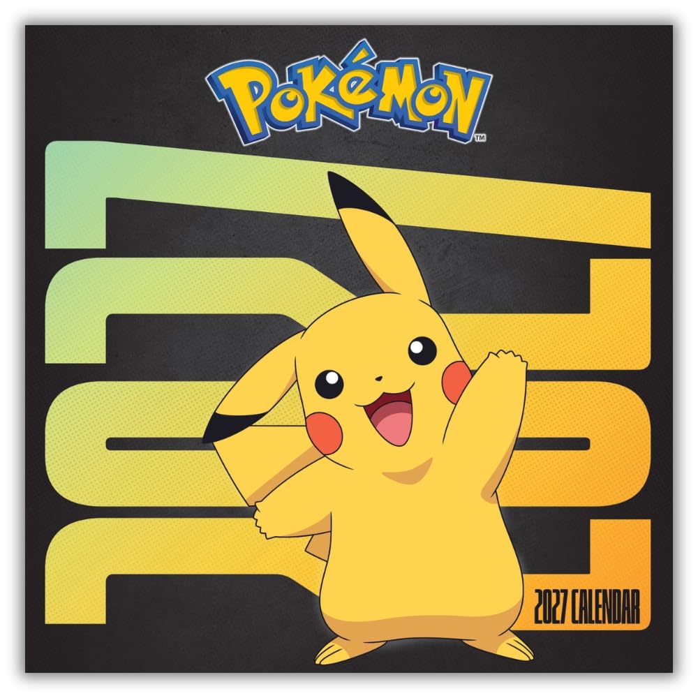 Pokémon 2027 Square Calendar