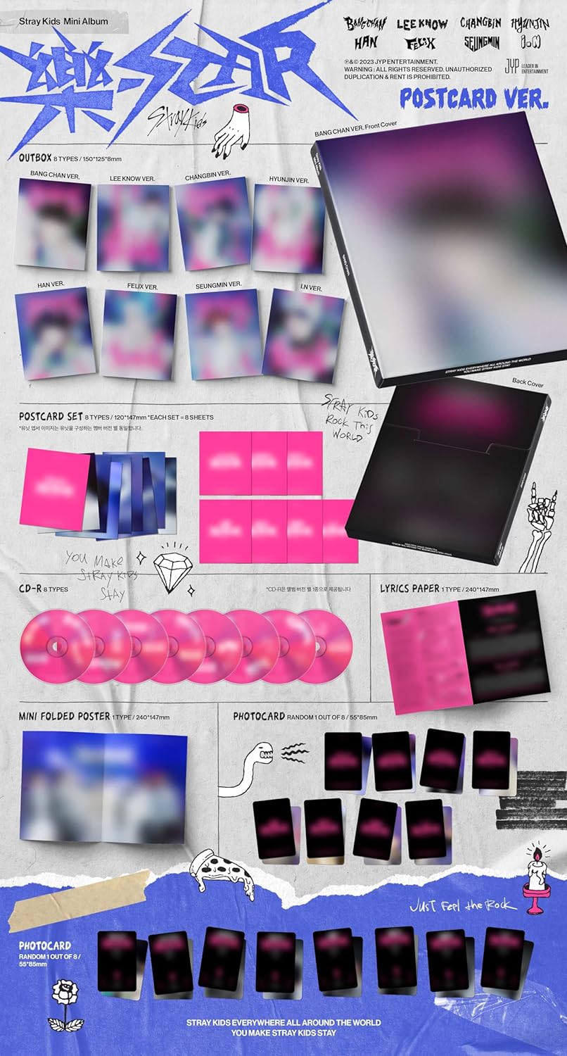 Stray Kids Rock Star SKZ - Zhivago Gifts