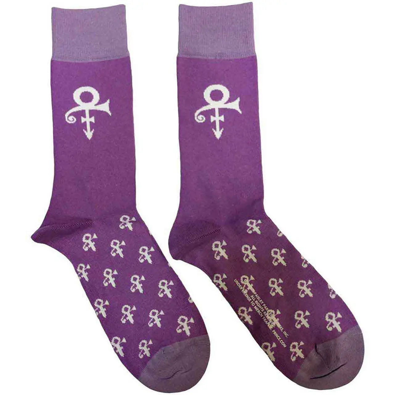 Prince Ankle Socks Symbol Ireland Vinyl
