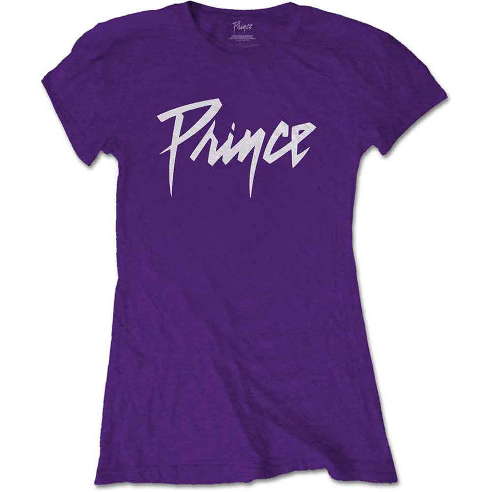 Prince Ladies T-Shirt - Logo (Purple) Shirts