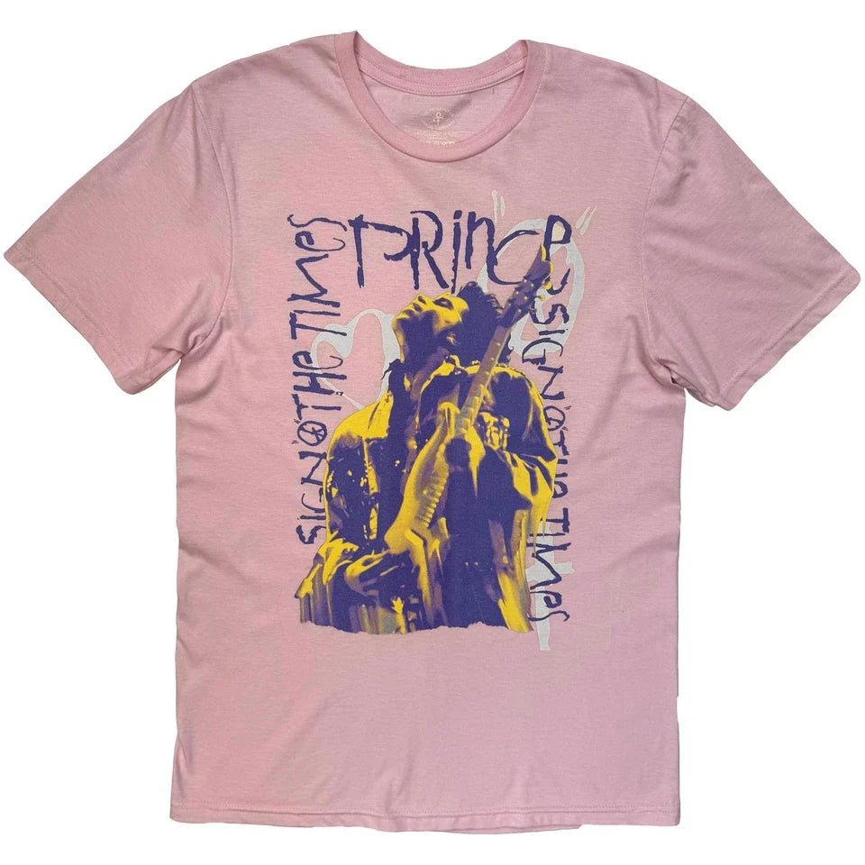 Prince Shirt: Sign Of The Times (Pink)