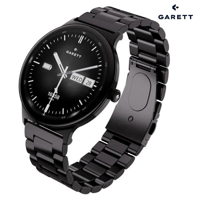 Garett QUANTUM Smartwatch | BLACK STEEL