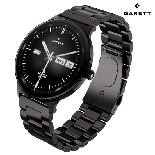 Garett QUANTUM Smartwatch | BLACK STEEL