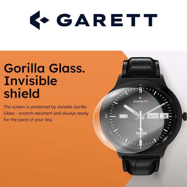 Garett QUANTUM Smartwatch | BLACK STEEL