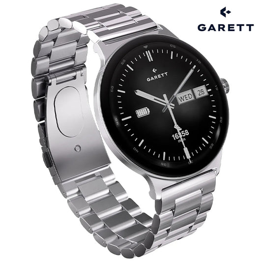 Garett QUANTUM Smartwatch | SILVER STEEL