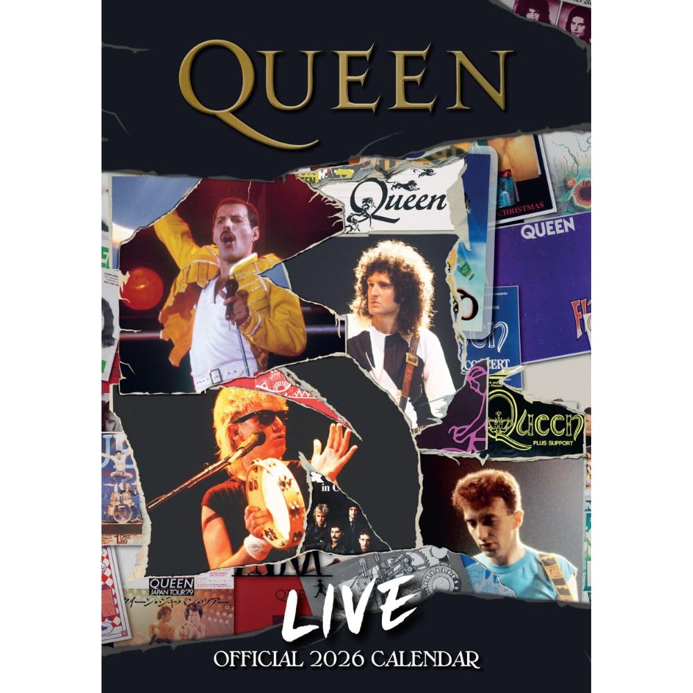 Queen 2026 A3 Official Calendar