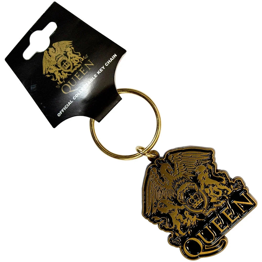Queen Keychain - Gold Crest