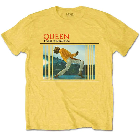 Queen Shirt Break Free Ireland Vinyl