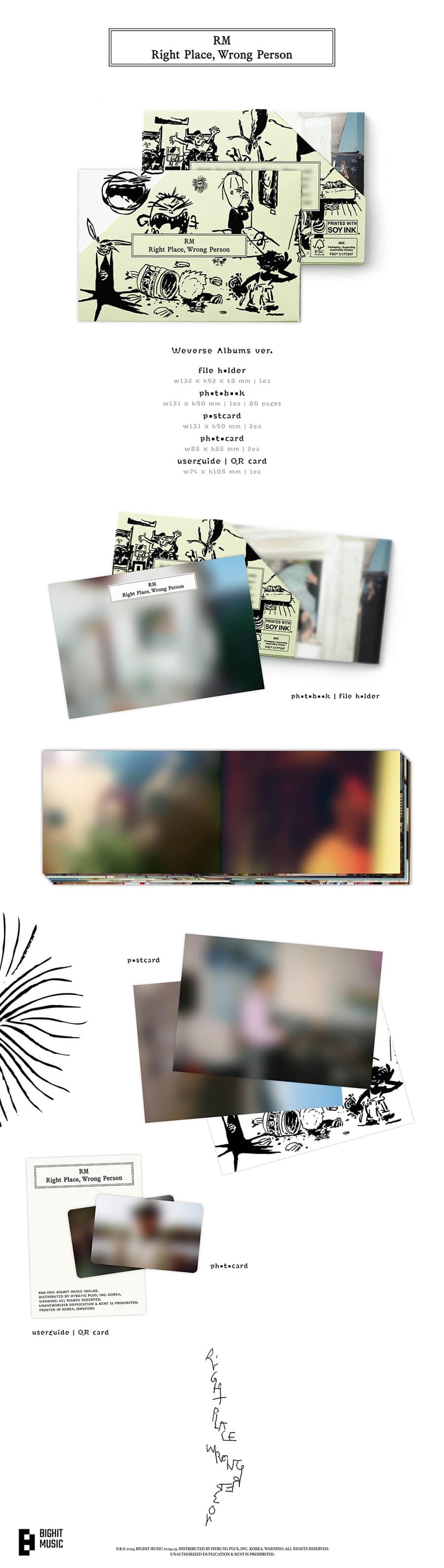 RM (BTS) – Right Place, Wrong Person (Weverse)