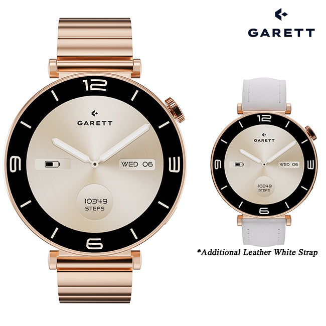 Garett Rose Gold Smartwatch | STEEL