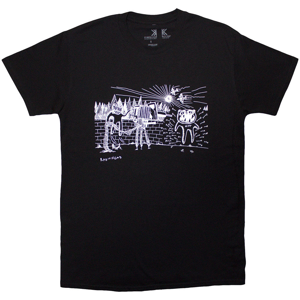 Radiohead Organic Shirt: Despot (Black)