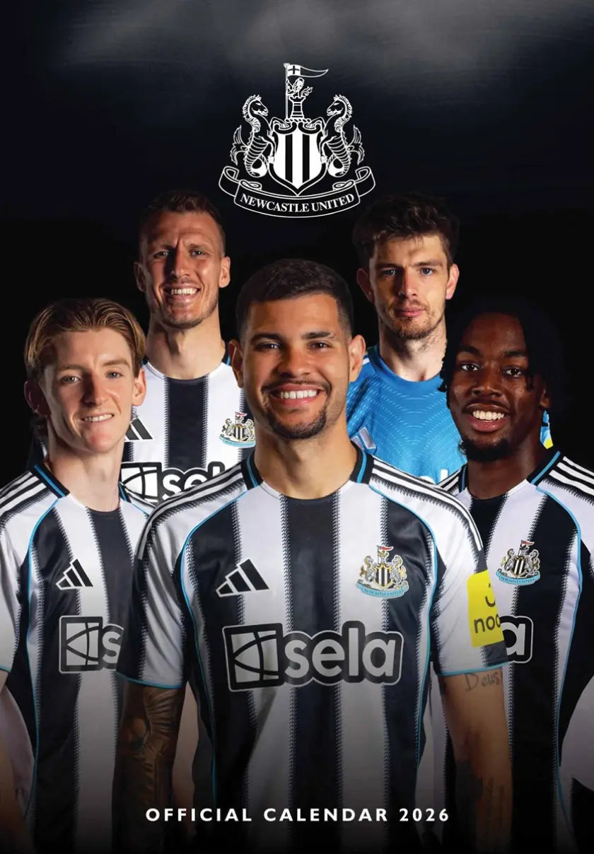 Newcastle United FC A3 Calendar 2026 Zhivago Gifts
