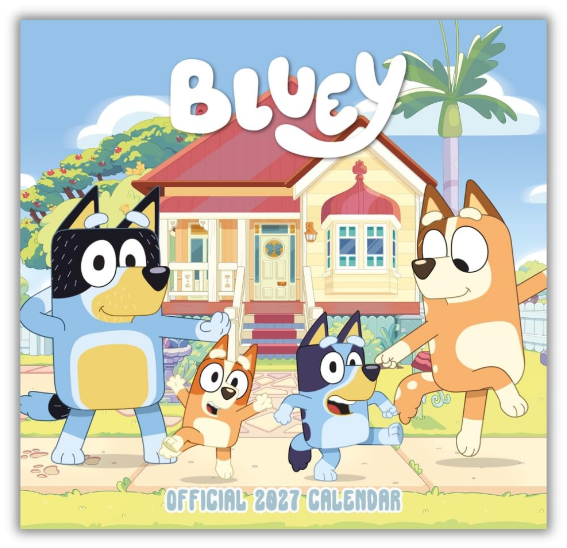 Bluey 2027 Square Wall Calendar