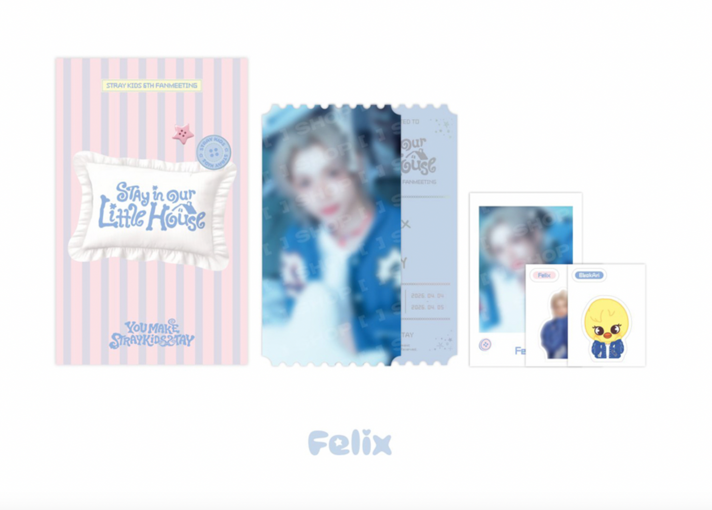 Stray Kids in Our Little House MD - SPECIAL TICKET SET (FELIX)