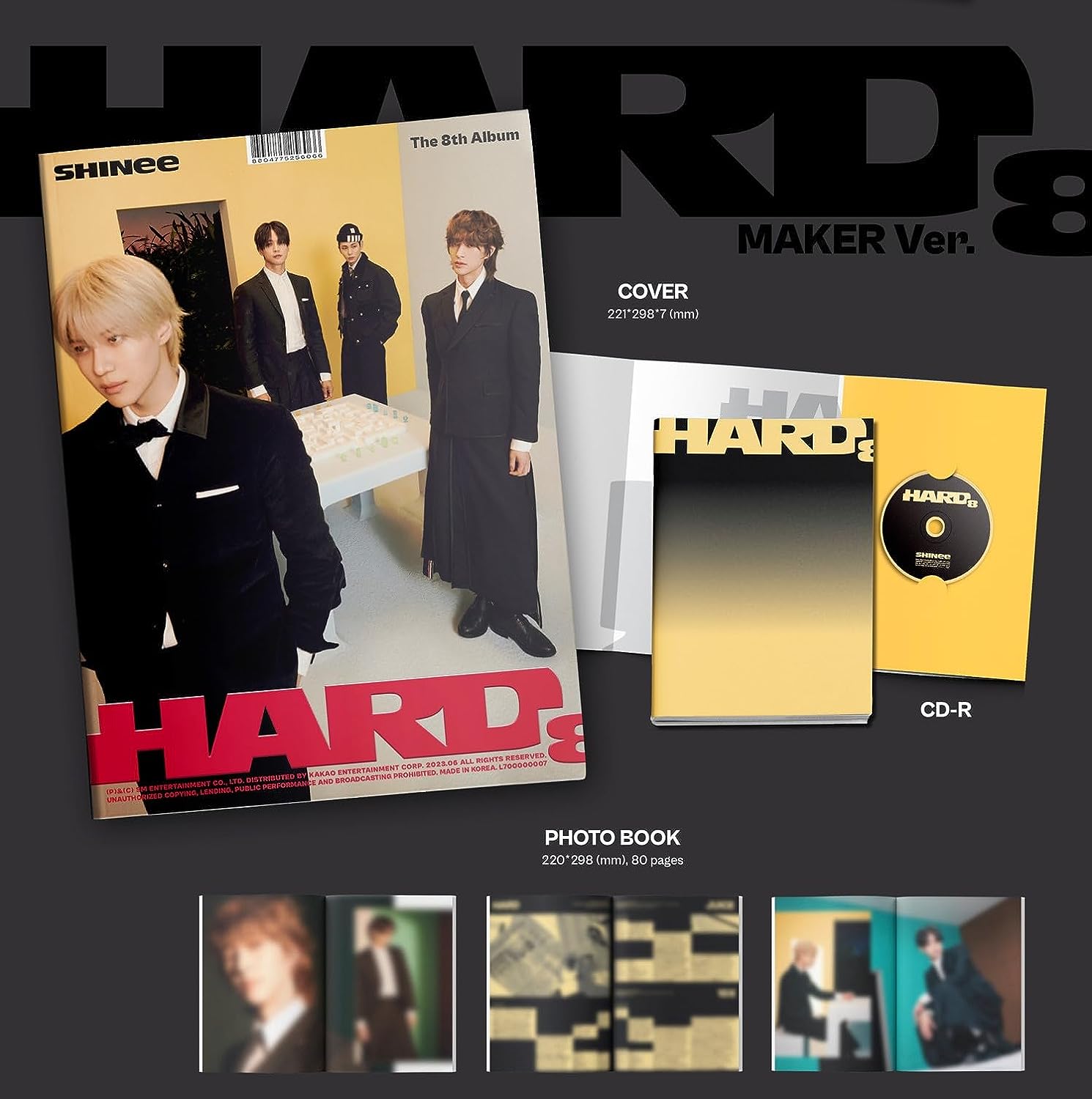 Shinee Hard Photobook - Zhivago Gifts