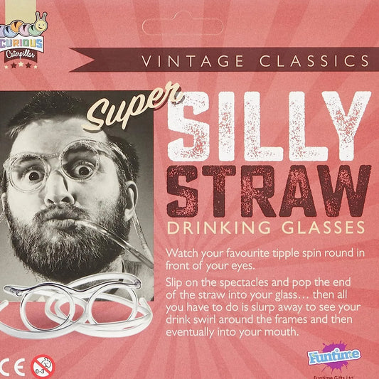 Silly Straw Drinking Glasses - Zhivago Gifts
