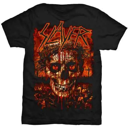 Slayer Shirt Crowned Skull - Ireland Vinyl