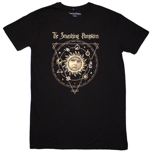 Smashing Pumpkins Ladies T-Shirt Dress: Celestial Sun