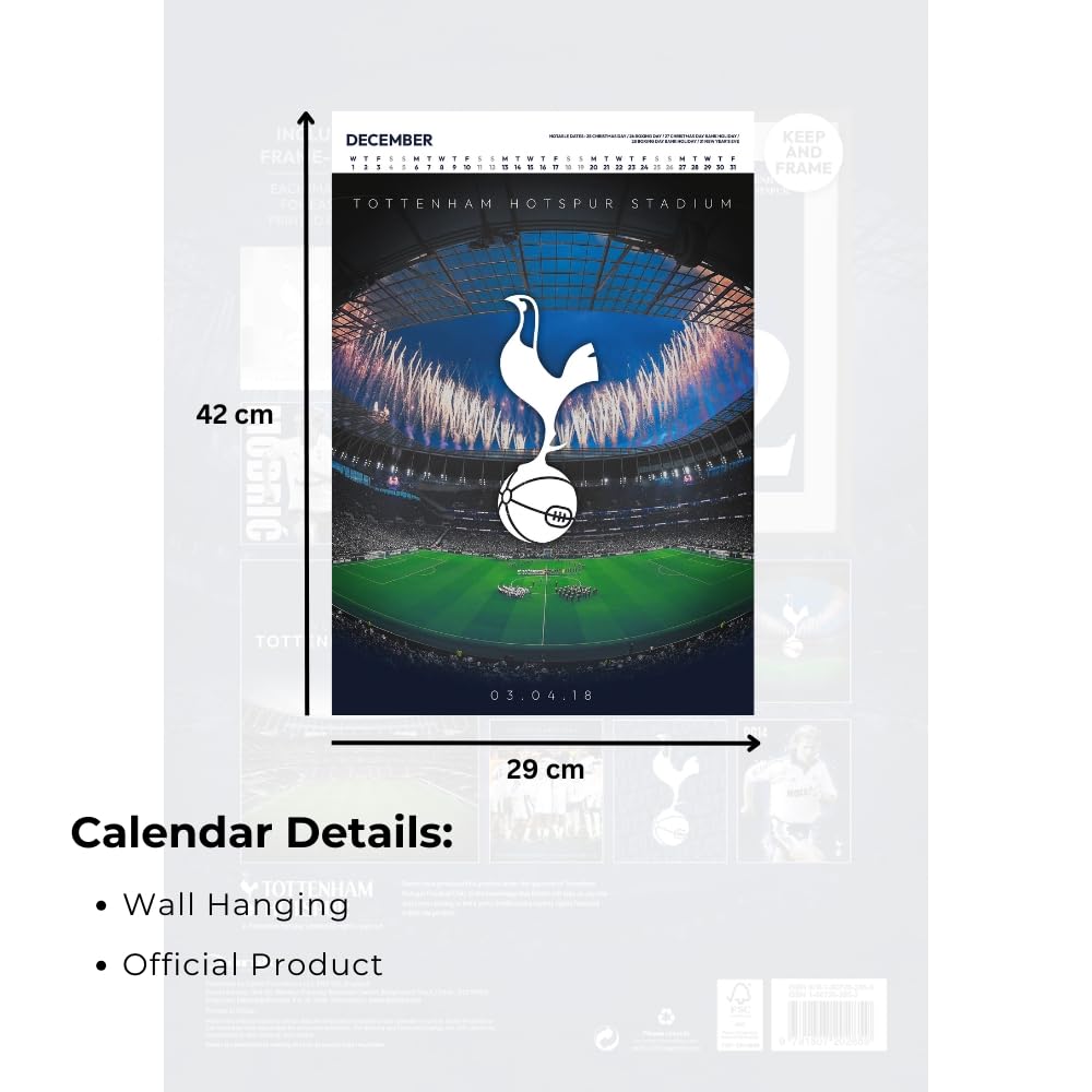 Spurs 2027 A3 Deluxe Wall Calendar