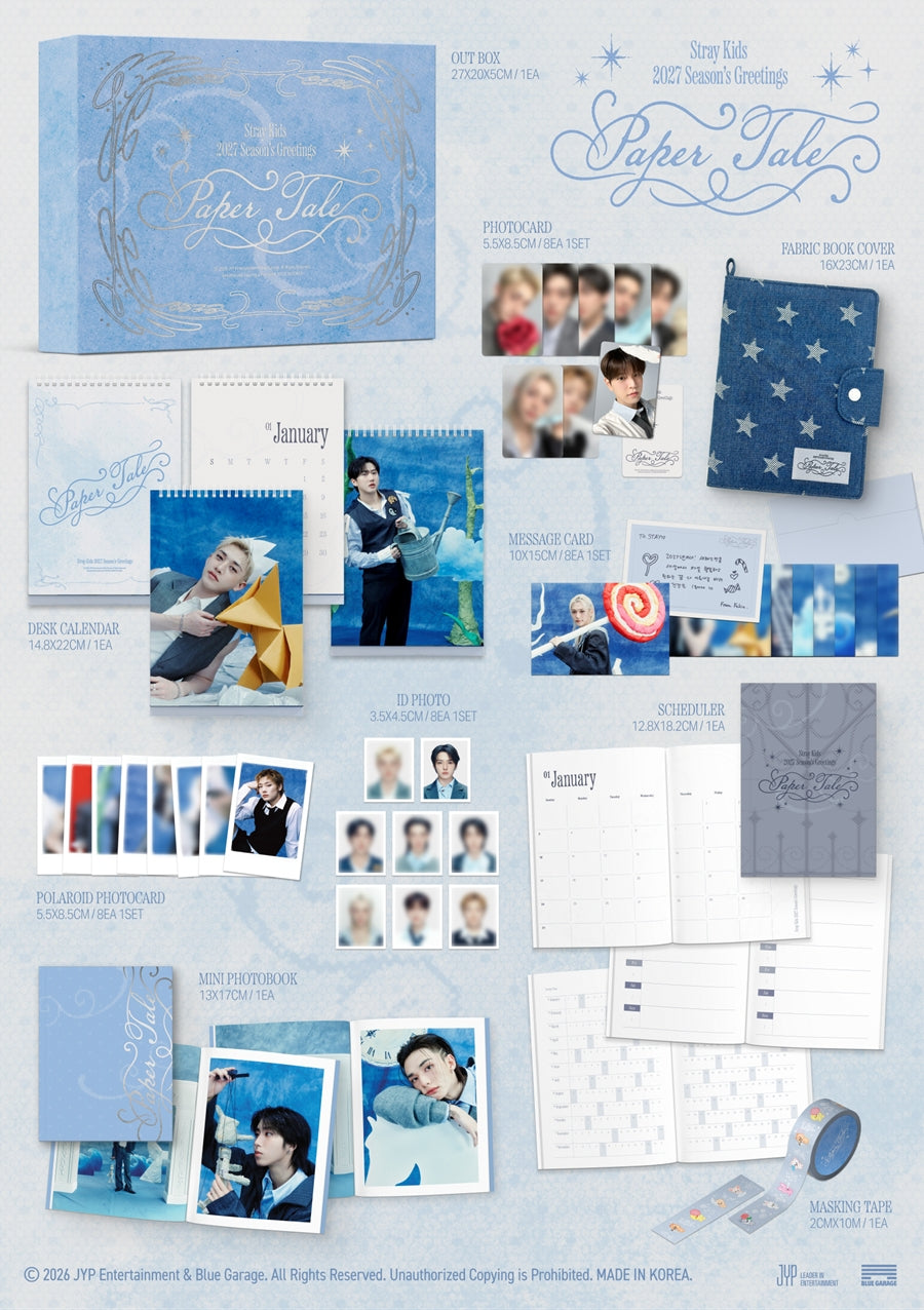 Stray Kids - 2027 SEASON’S GREETINGS Paper Tale (POB)