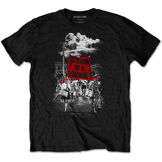 System Of A Down Shirt Banner Marches - Ireland Vinyl