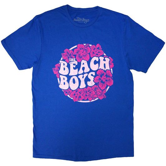 The Beach Boys Shirt Floral Print (Blue) - Ireland Vinyl
